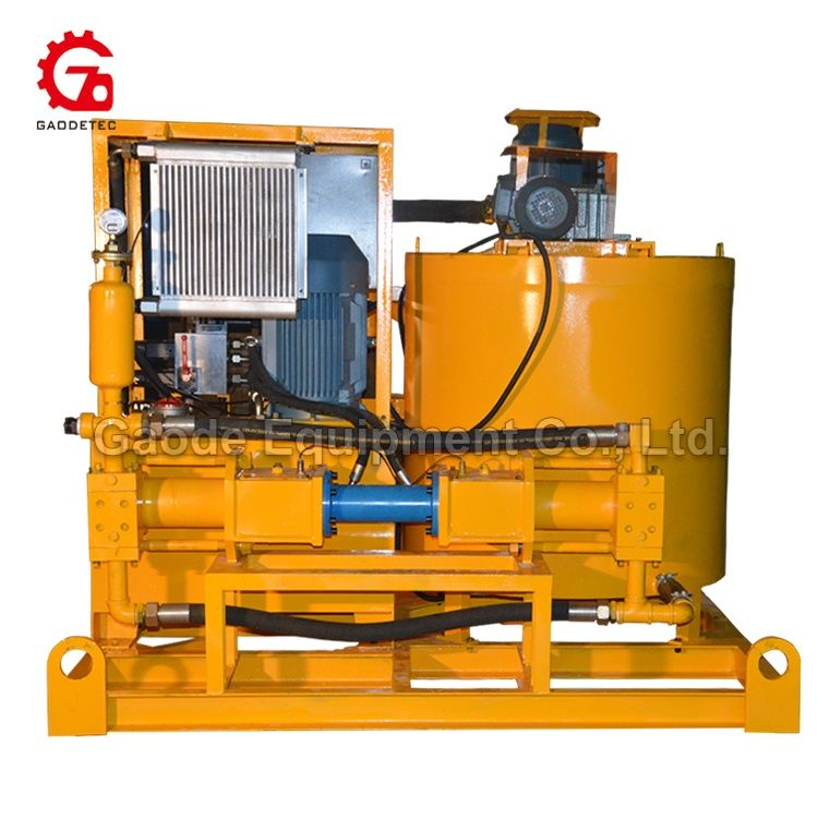 Gaodetec GGP500/700/100PI-E Cement Grout Pump Mixer With Agitator for Mining Construction